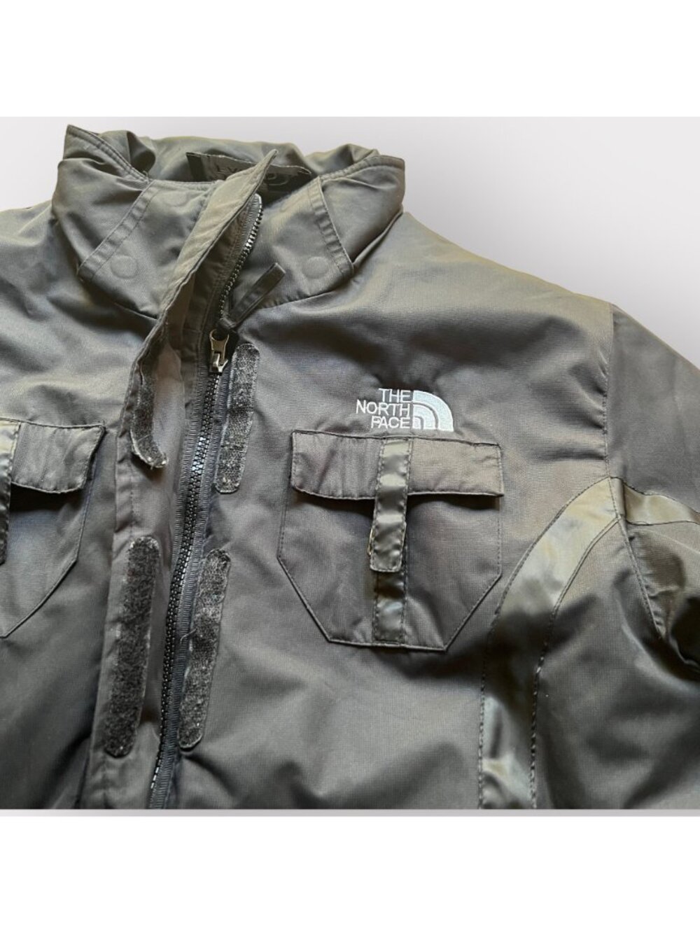 The North Face Womens Size XXL Black HyVent Insulated Belted Rain Parka Jacket - Picture 15 of 16